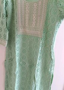 PISTA  EMBROIDERED DRESS