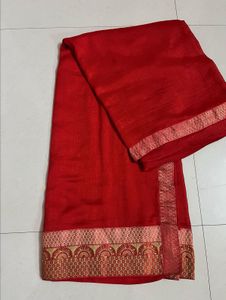Elegant Red Saree