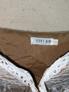 Beautiful Partywear Lace Crop Top