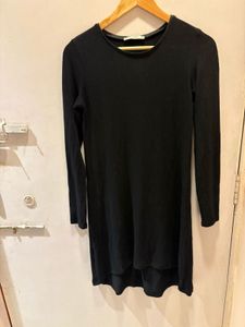 Black High Low  Mini Dress