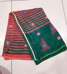 Double Colour WOMEN Sarees