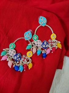 Multi Colour Earrings
