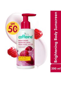 MCaffeine Raspberry Body Lotion SPF 50