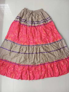Tiered Maxi Skirt || Indo Western