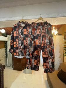 Zara Chain Letter Print Shirt