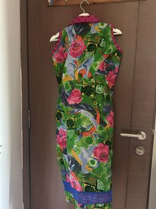 Brand New Trendy Multicoloured Collared Sleeveless