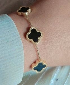 Van Cleef Double Sided Studded Bracelet For Women