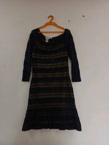 Elegant Black Lace Dress