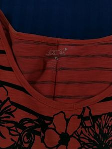 Designer Carrot Coral A Line Slim T Shirt