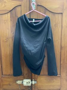 Elegant Black Long Sleeve Top