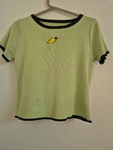 Pinteresty Cute Indie Core Mango Fruit Tee