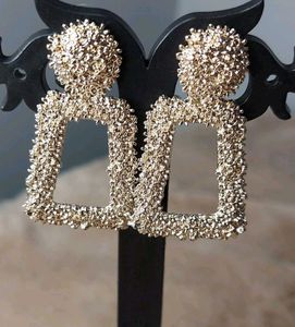 Rose Gold Statement Earrings