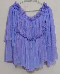 Lavender Off Shoulder Top