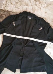 Korean black fancy short blazer for girls/women