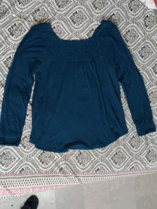 Teal Long Sleeve Top