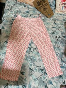 Pink Kurta Plazzo Set With Dupatta