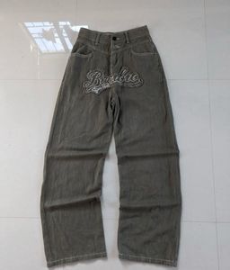 Vintage Style Wide Leg Jeans