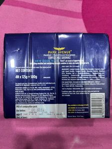 Park Avenue Premium Men Cool Blue Soap Pack Of 4