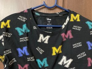 Max Disney Print Black Tshirt