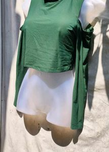 I SEXY DARK GREEN TOP
