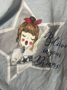 Cute Girls Full Sleeves T Shirt