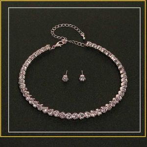 Sparkling Necklace & Earring Set