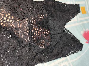Black Lace Tank Top