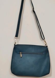 Women Teal Green Slingbag (Crossbody)