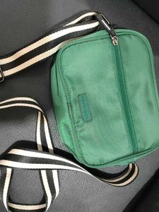 Green Sling Bag For Women And Girls.