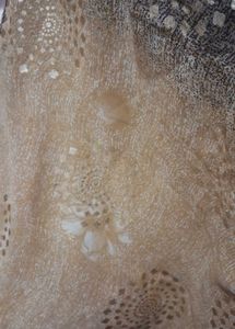 brown and  yellow shade Elegant Saree with Blou