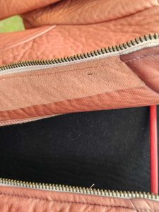 Stylish Pink Faux Leather Jacket