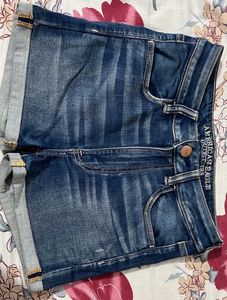 denim shorts