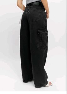 Charcoal Cargo Jeans