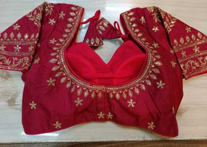 Maroon Sabyasachi Blouse