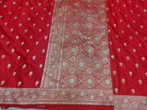 Banarsi Full Jharkan Work Bridal Saree