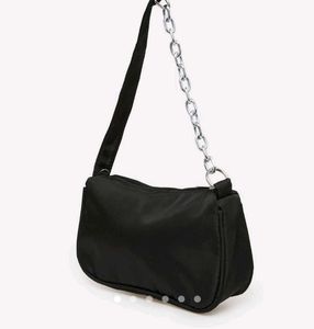 Minimalist Black Shoulder Bag