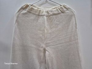 Stylish highwaisted woolen pants