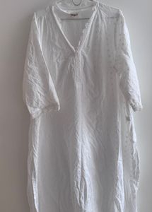 Diza by Westside Cut Work White Kurta