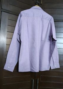 Cantabil Men Purple textured Formal Shirt