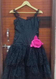 Black Lace Party Dress