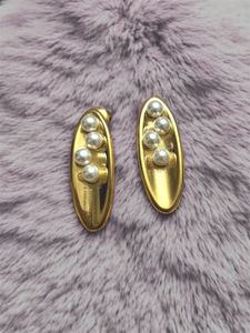 Pearl Stud Statement Earring