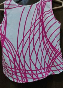 Pink Crop Top