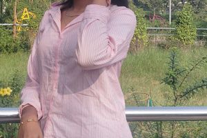 Pink Striped Button-Down Shirt