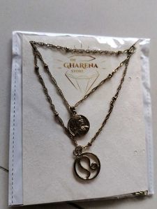 3 Layered Coin Necklace