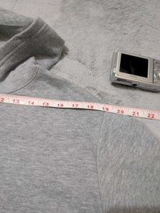 Converse cropped Grey Hoodie