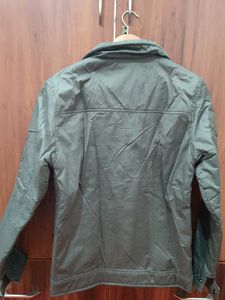 Men's Olive Green Casual Jacket