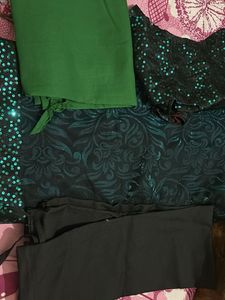 Sequin saree with blouse