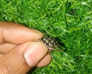 Cute Silver Tone Ring Set