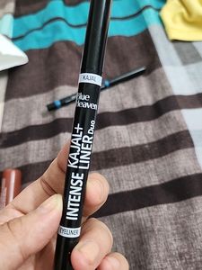 Miniso Nailpolish(2) + Himalaya Lipbalm + Blue Heaven Dual Kajal Plus Liner