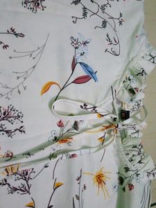 White Floral Top